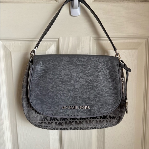 Michael Kors Handbags - Michael Kors Charcoal and Black Shoulder Bag
